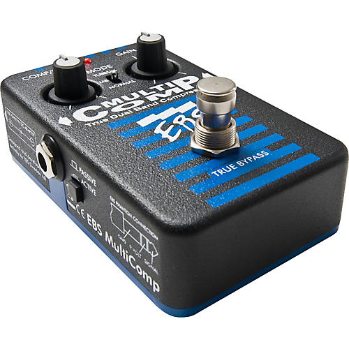 EBS MultiComp True Dual Band Compressor Pedal | Musician's Friend