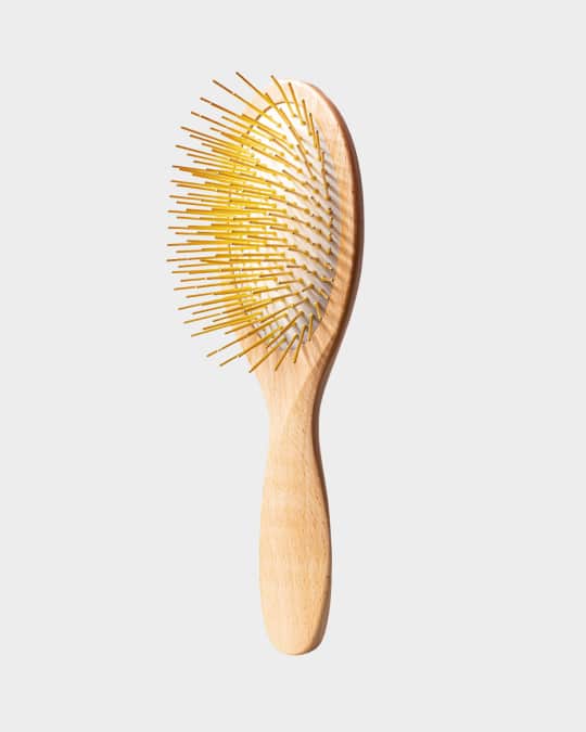 SNOW FOX Gua Sha Hair and Scalp Brush Premium Wooden Edition