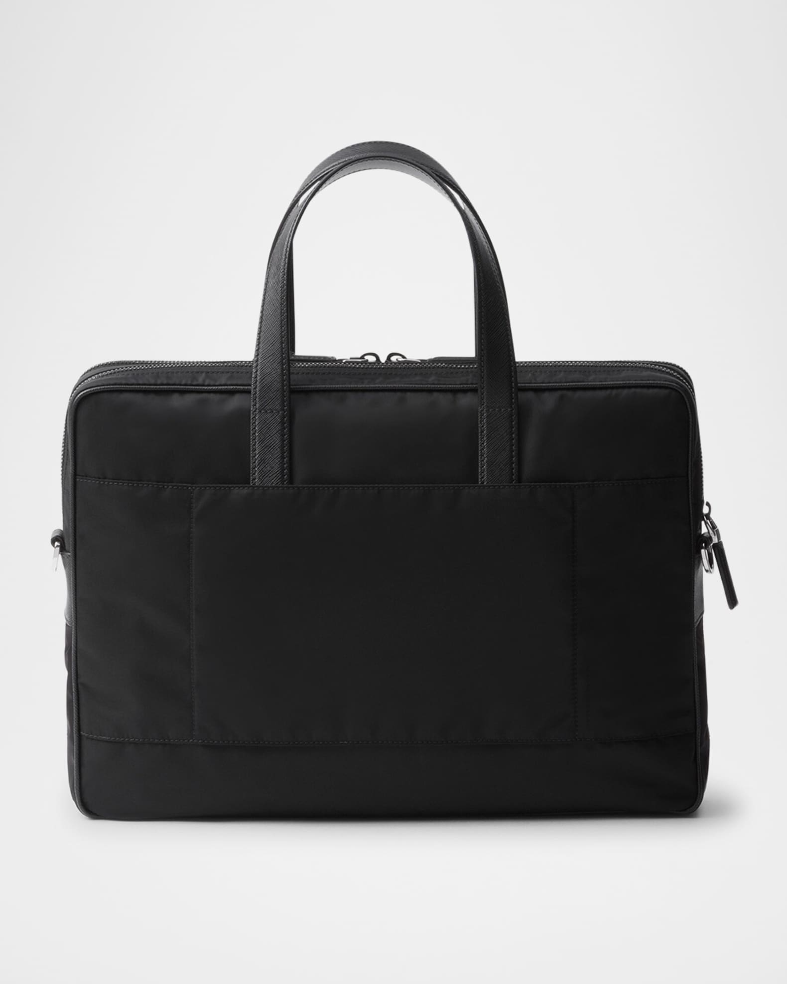 Prada Men's Re-Nylon And Saffiano Leather Briefcase | Neiman Marcus