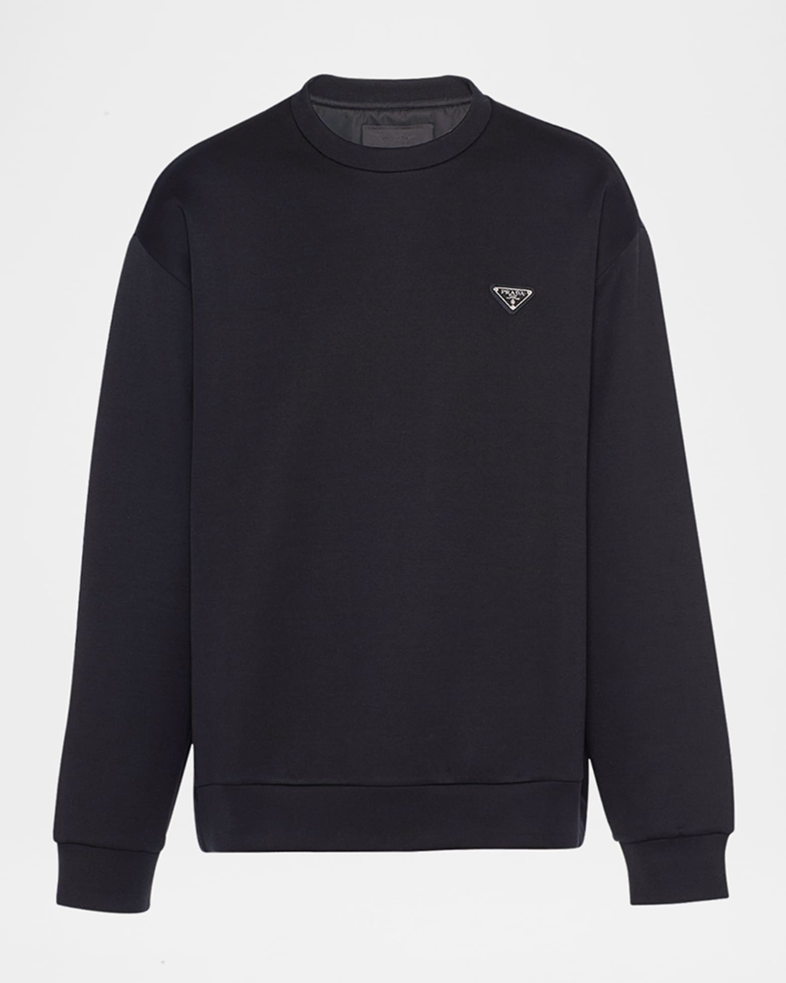Prada Men's Tech Felpa Logo Sweatshirt | Neiman Marcus