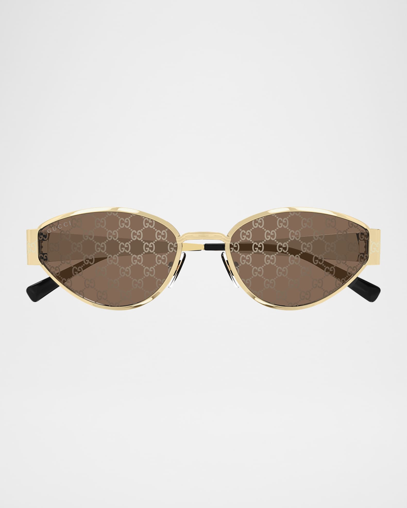 Gucci GG Metal Oval Sunglasses | Neiman Marcus