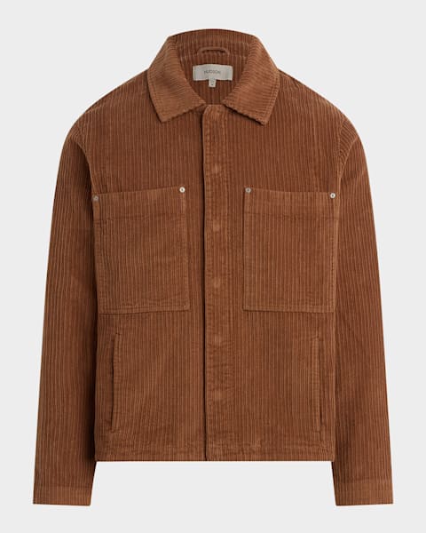 SACAI x CARHARTT WIP Men's Washed Duck & Wool Knit Blouson Jacket