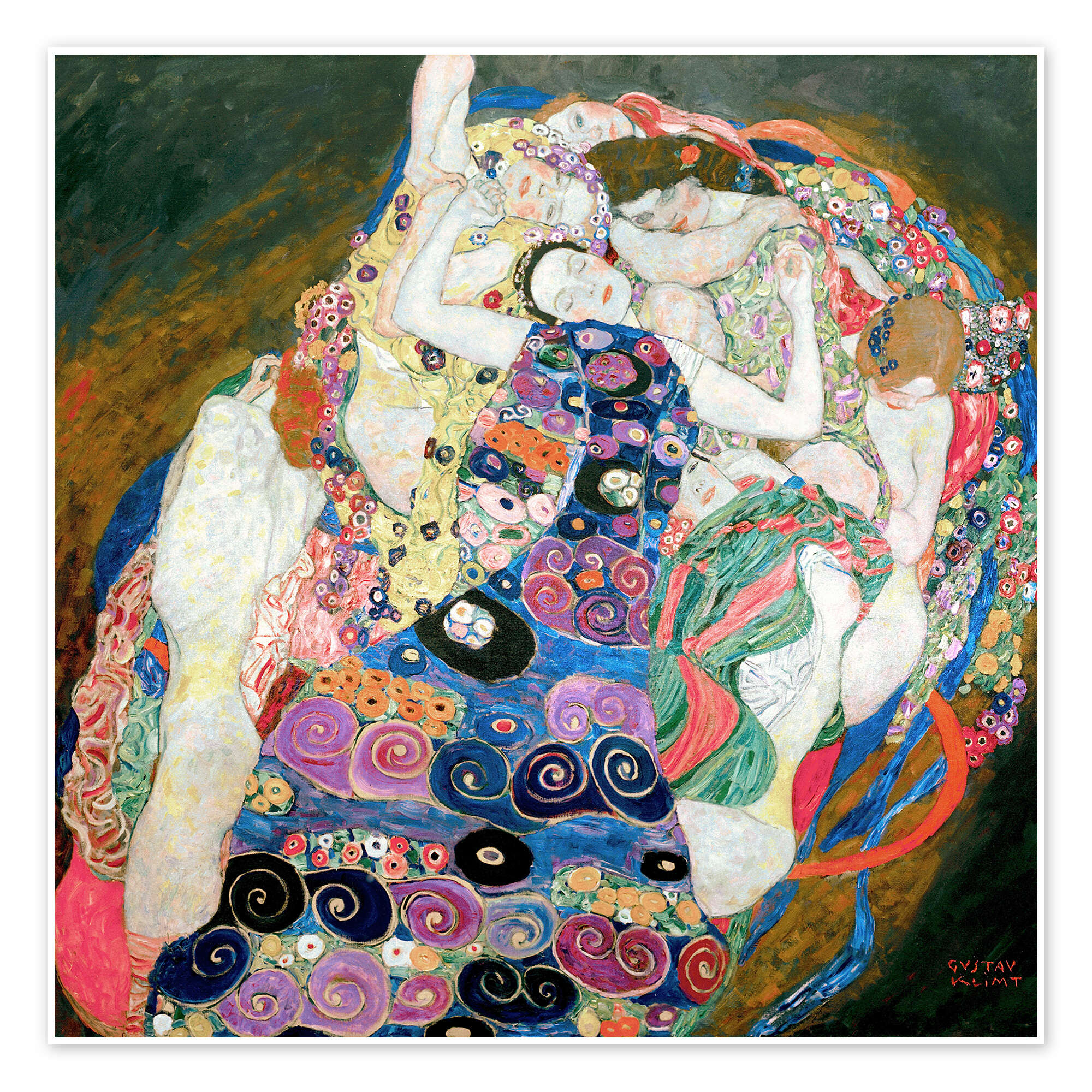 The Maiden print by Gustav Klimt | Posterlounge