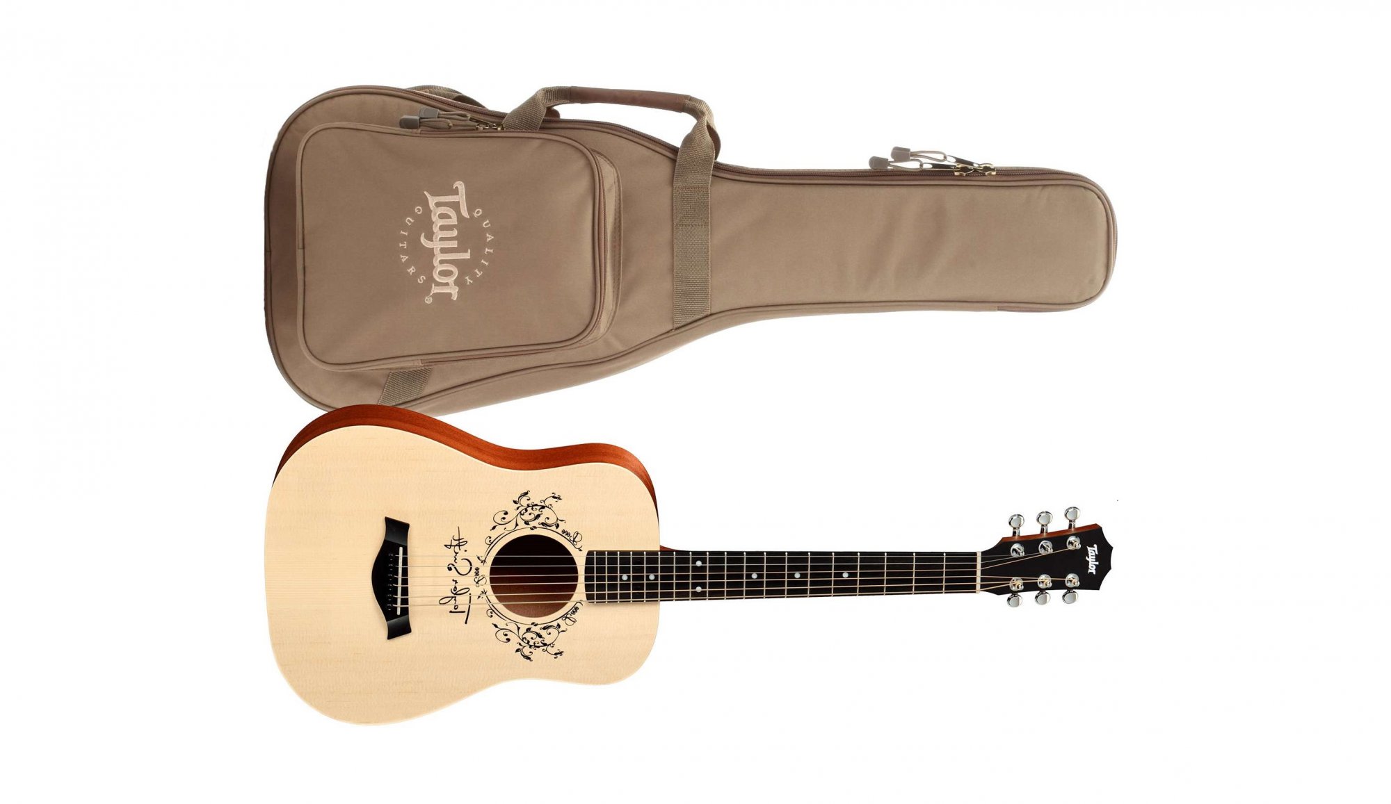 USED Taylor Swift Baby Taylor Acoustic Guitar with Bag