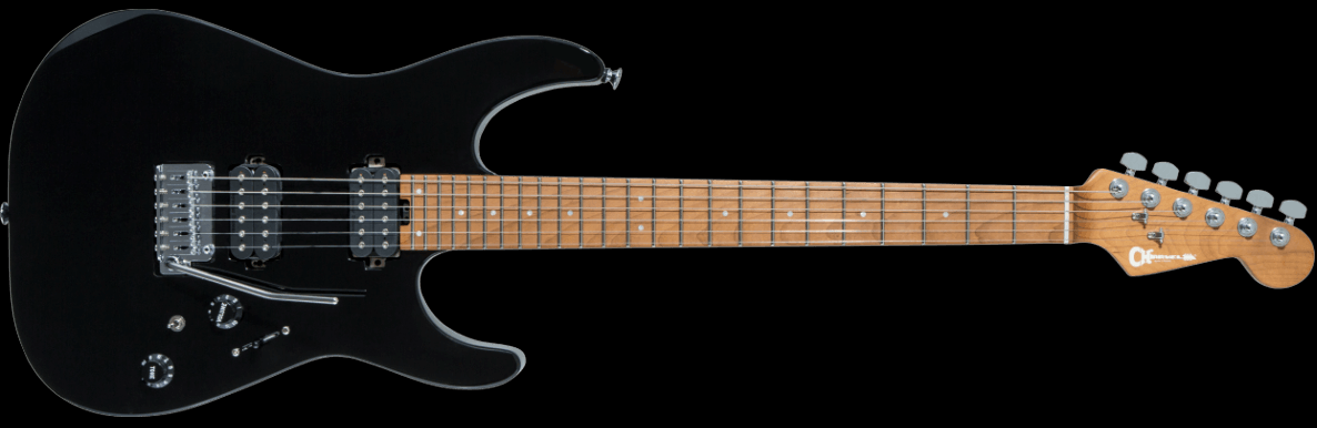 Charvel PRO-MOD DK24 HH 2PT CM Gloss Black - 885978257249