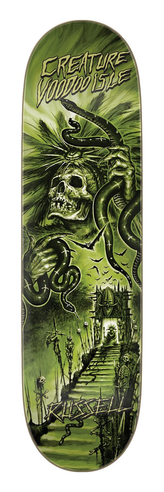 Creature Russell Voodoo Isle VX Everslick Deck - 8.53in x 32.19in