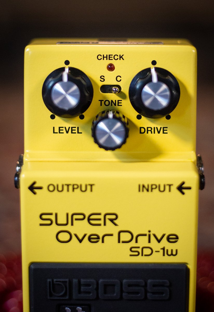 Boss SD-1w Super Overdrive Guitar Effects Pedal - 761294512654