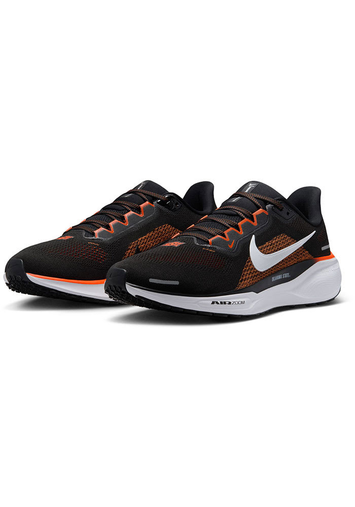 Oklahoma State Cowboys BLACK Nike Zoom Pegasus 41 Mens Shoes