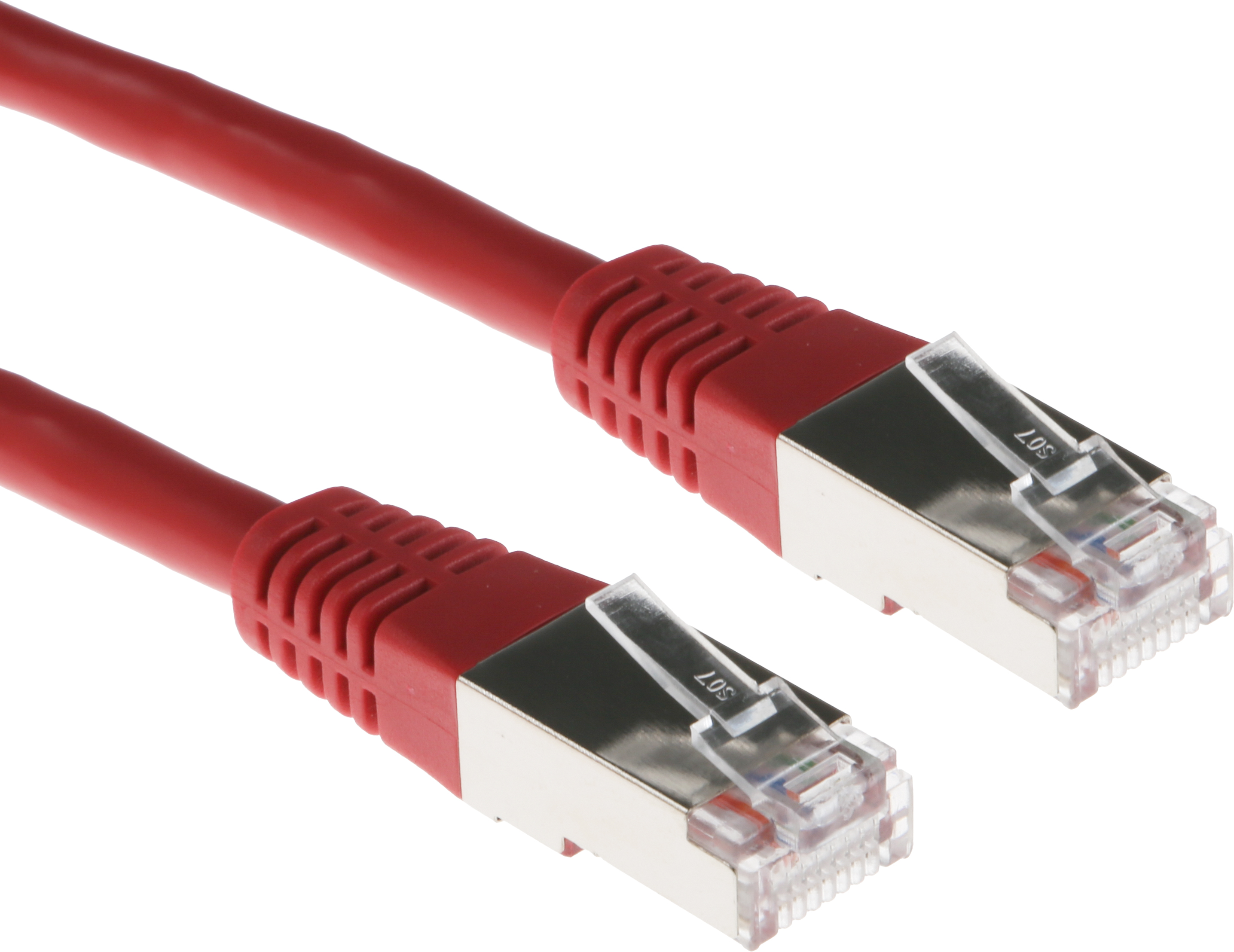 RS PRO, 5 m Cat5 Ethernet Cable, Red RJ45 to Male RJ45 Male