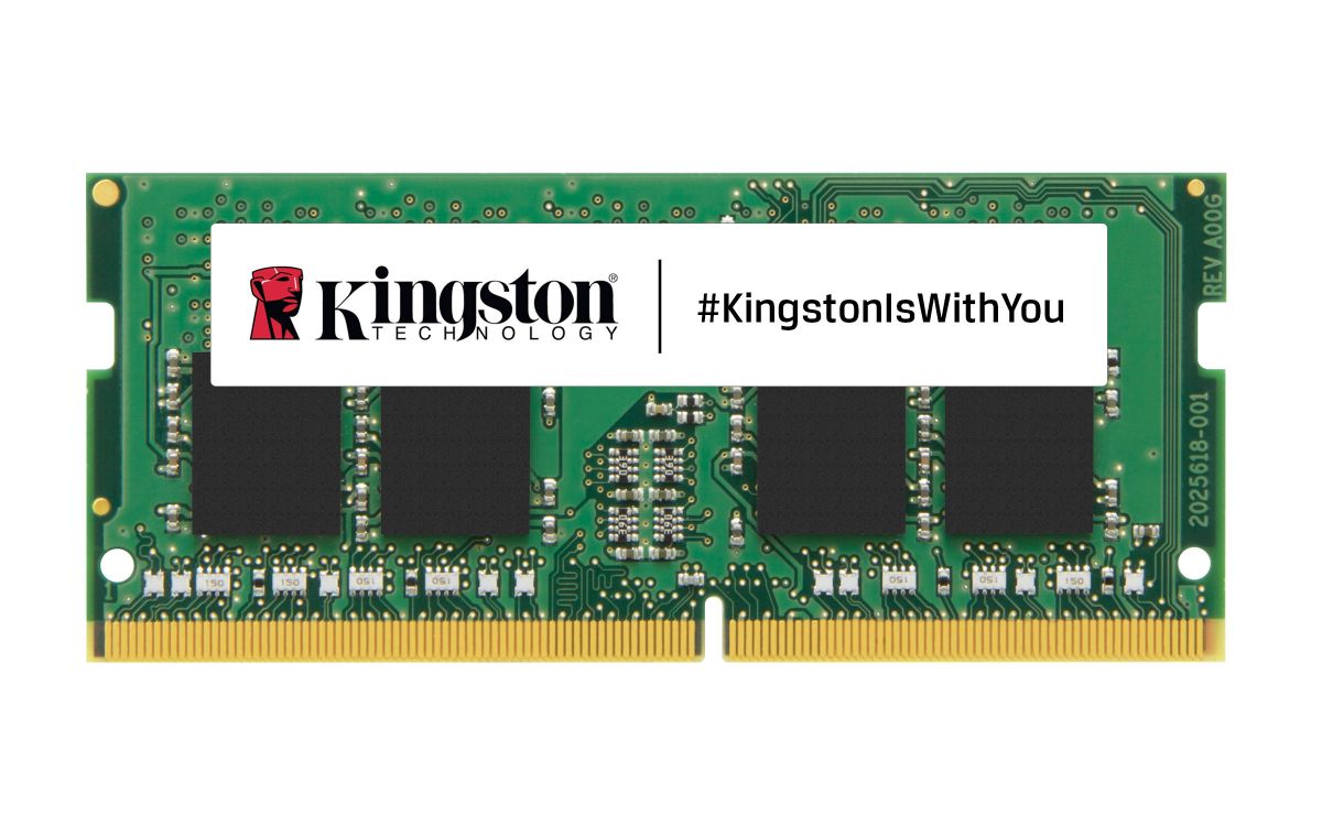 Kingston RAM 8 GB, DDR4 ラップトップ, KVR32S22S6/8 3200 MHz SODIMM