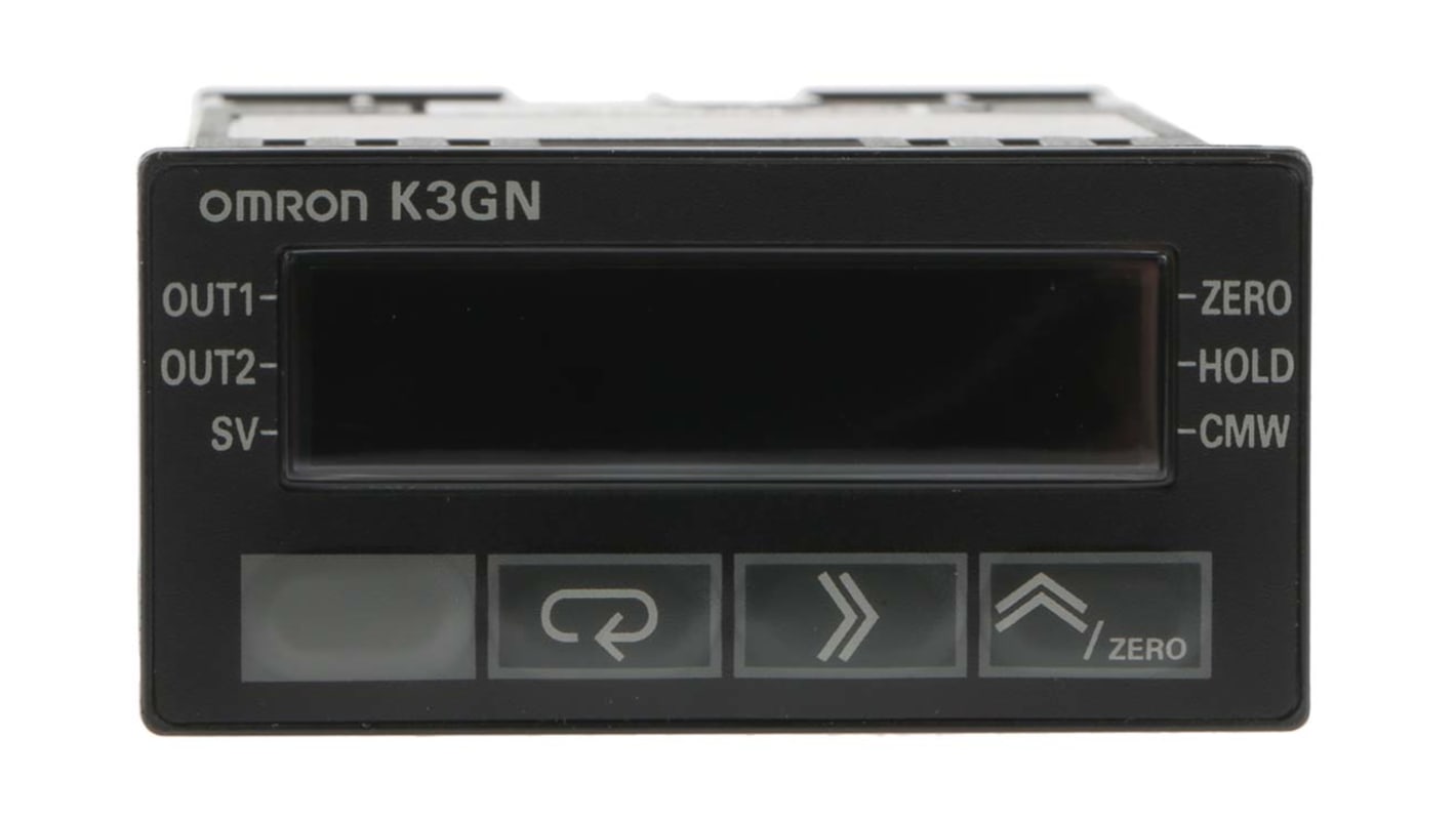 Omron デジタルパネル多機能メーター K3GNシリーズ, 7セグメントLCD, 5