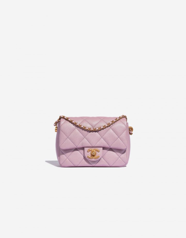 Chanel Timeless 21K Square Caviar Lilac Adjustable | SACLÀB