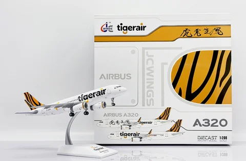 JC Wings 1/200 Tigerair Taiwan Airbus A320 B-50018 - 收藏家模型