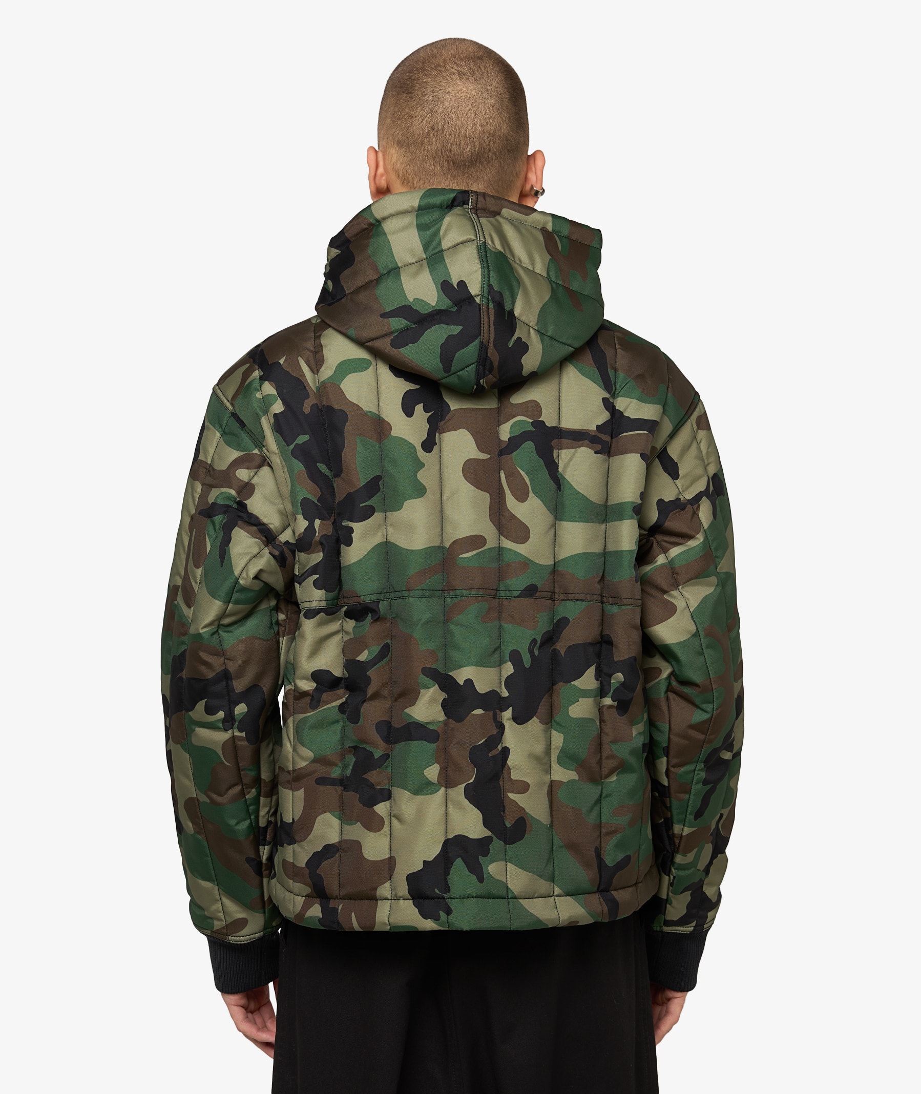 Stüssy Quilted Nylon Work Jacket | Woodland Camo | SVD USA