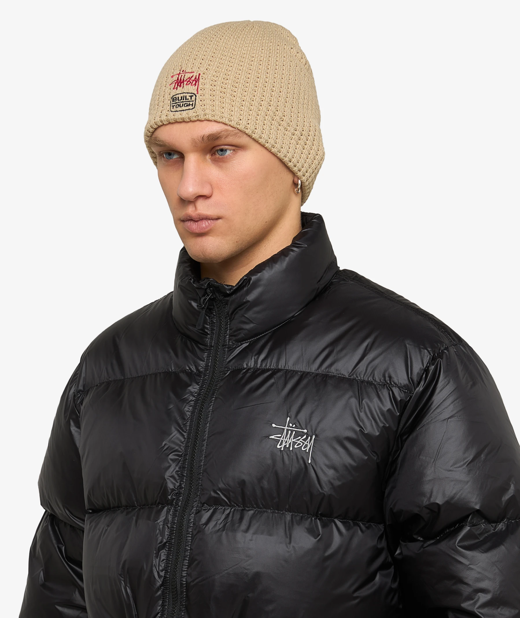 Stüssy Micro Ripstop Down Jacket | Jet Black | SVD USA