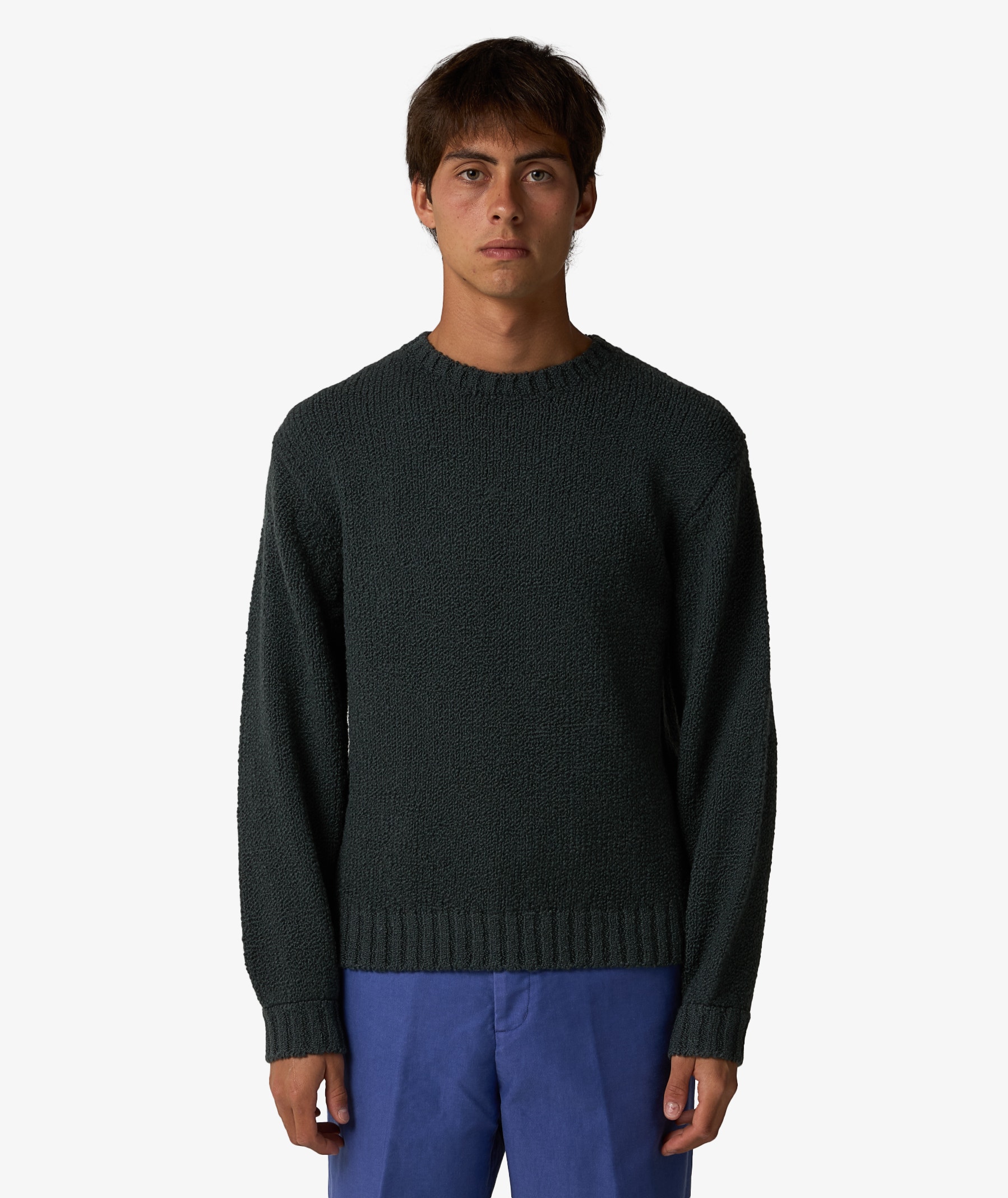 Beams Plus 3G Corkscrew Yarn Sweater | Men | SVD