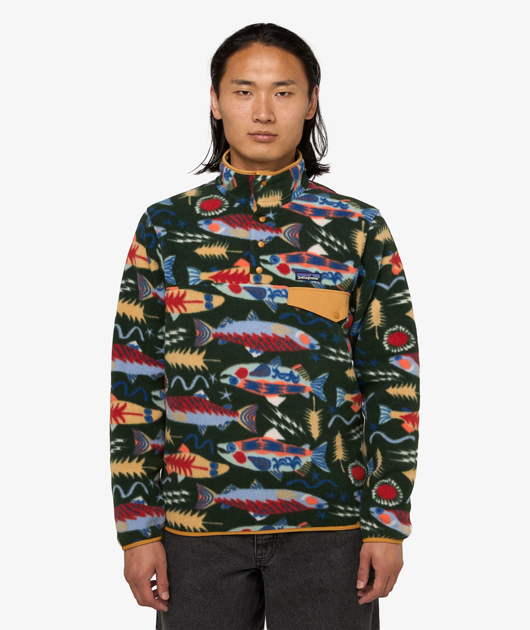 Patagonia Lightweight Synchilla Snap-T Pullover | Salmon Energy