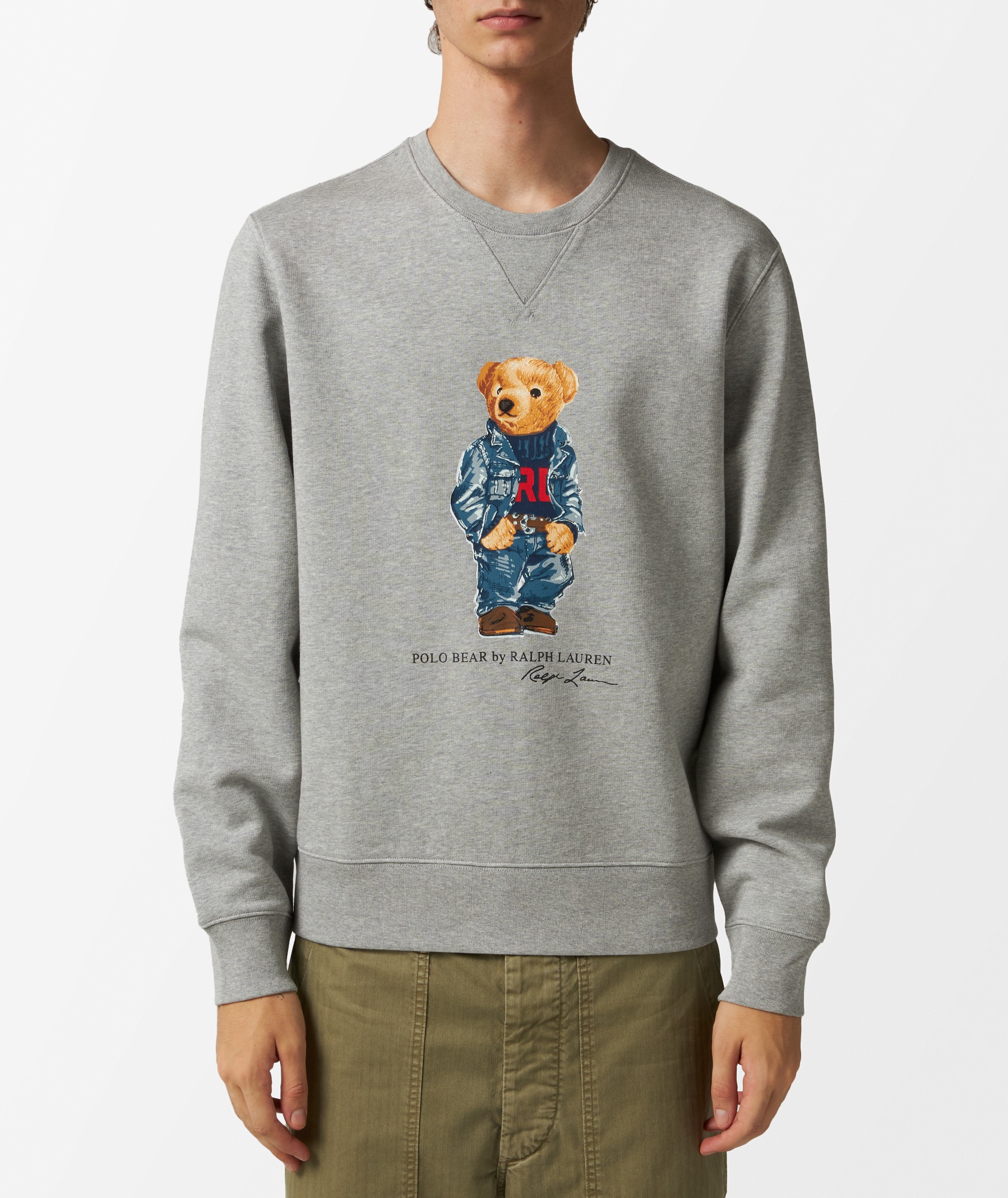 Polo Ralph Lauren Polo Bear Crewneck in Gray | SVD USA