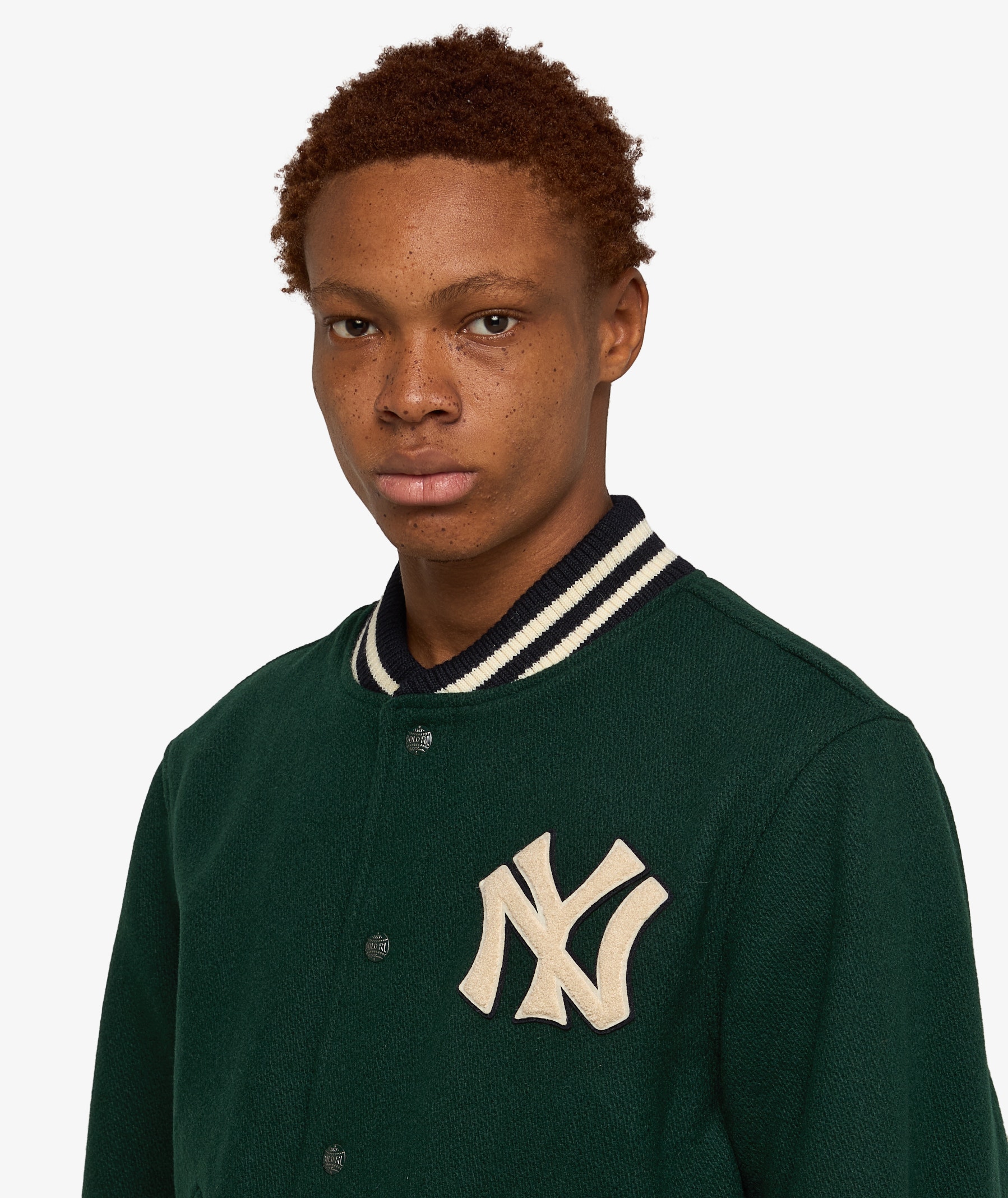 Polo Ralph Lauren Bomber Jacket x Yankees | Dark Green | SVD USA