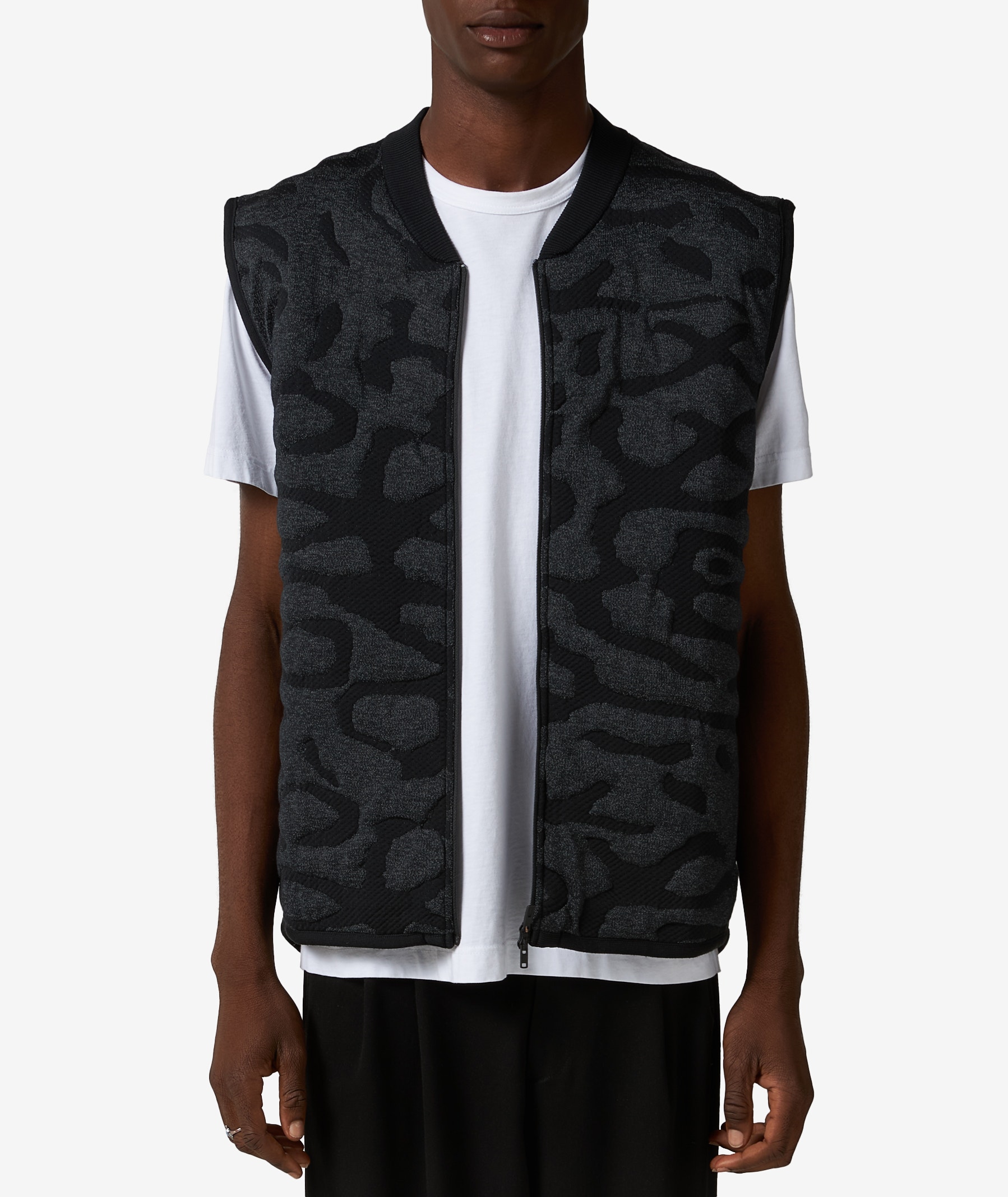 adidas Y-3 Running Engineered Insulated Vest in Black | SVD USA