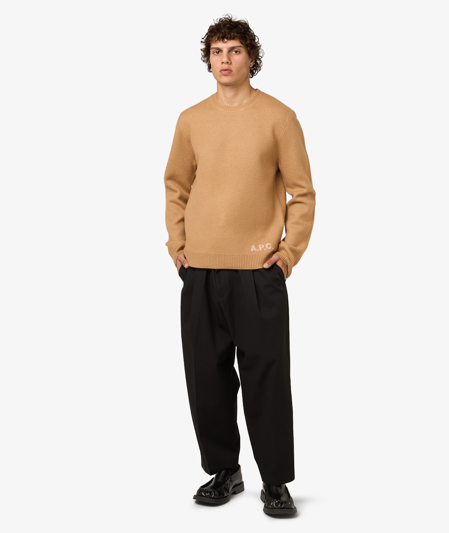 A.P.C. Edward Sweater | Cab-camel | SVD USA
