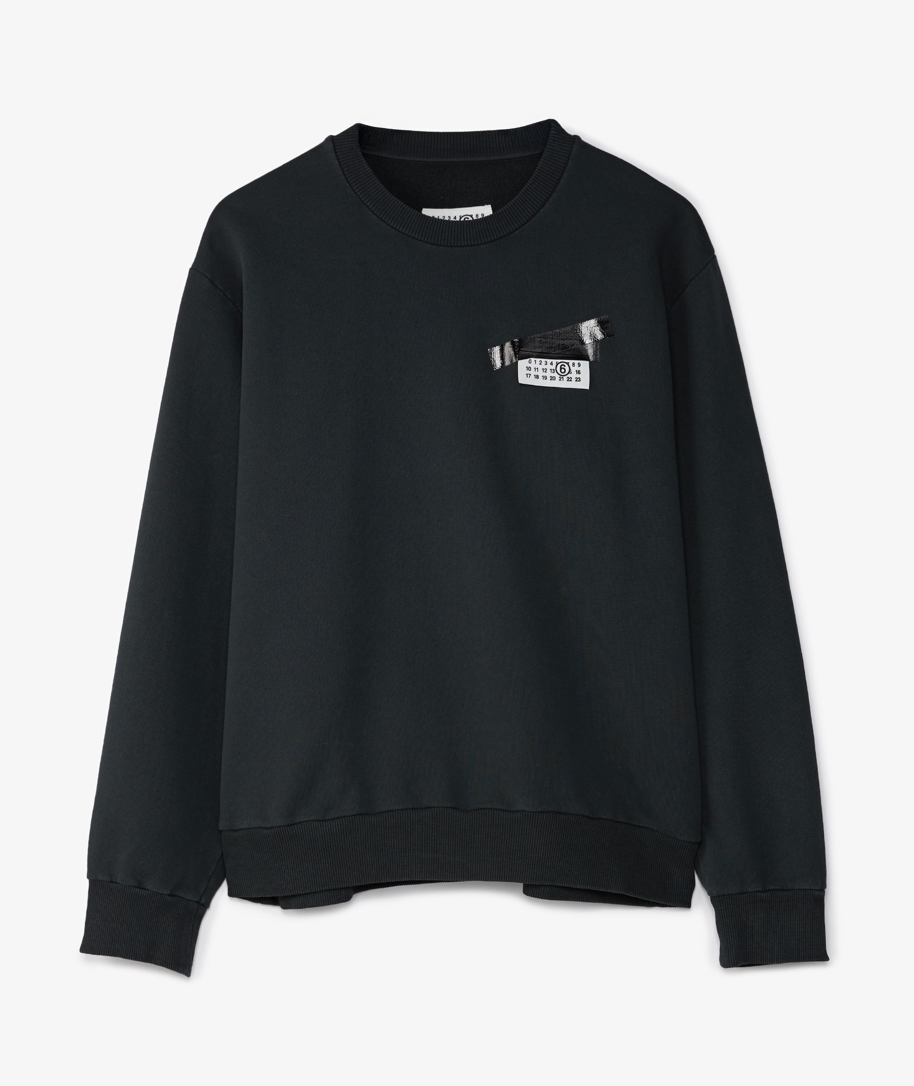 MM6 Maison Margiela Crewneck | Washed Black | SVD USA