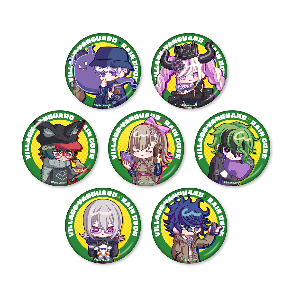 缶バッジ（全7種ランダム） | 株式会社スパイク・チュンソフト