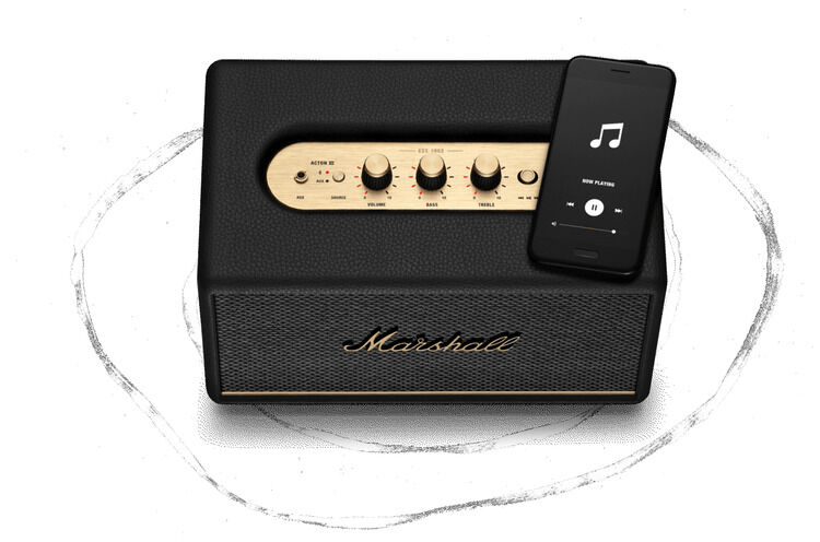 Marshall Acton III Compact Bluetooth Speaker - Black | Sweetwater