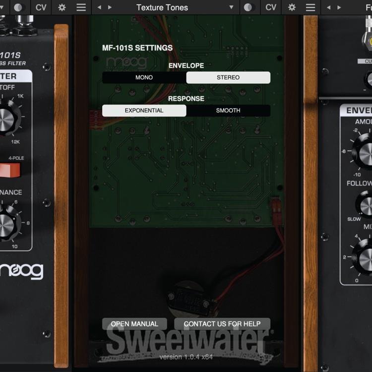 Moog MF-101S Lowpass Filter Plug-in | Sweetwater