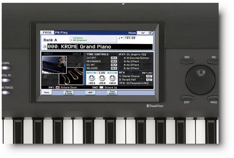 Korg Krome 73-Key Synthesizer Workstation | Sweetwater