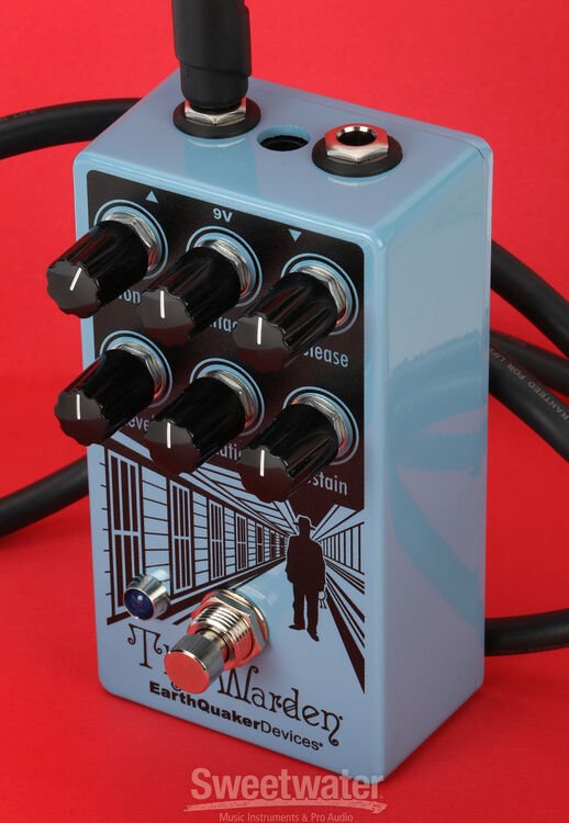 EarthQuaker Devices The Warden V2 Optical Compressor Pedal