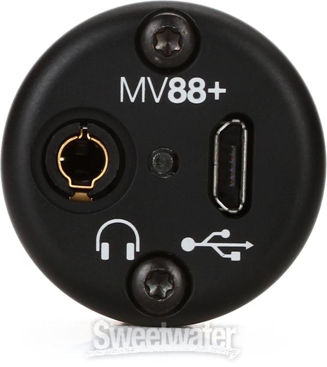 Shure MV88+ Digital Stereo Condenser Microphone | Sweetwater