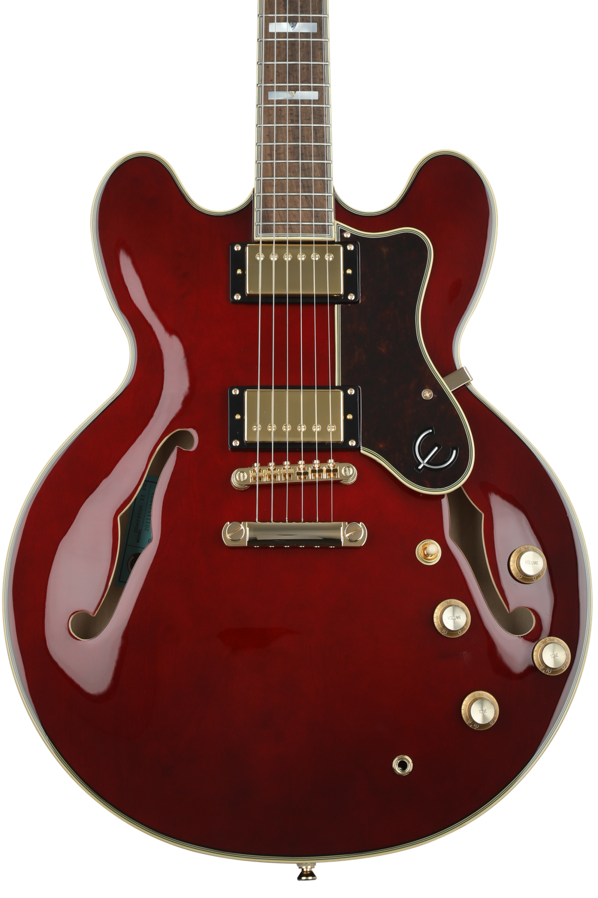 Epiphone Sheraton-II PRO Semi-Hollow Electric Guitar - Wine Red