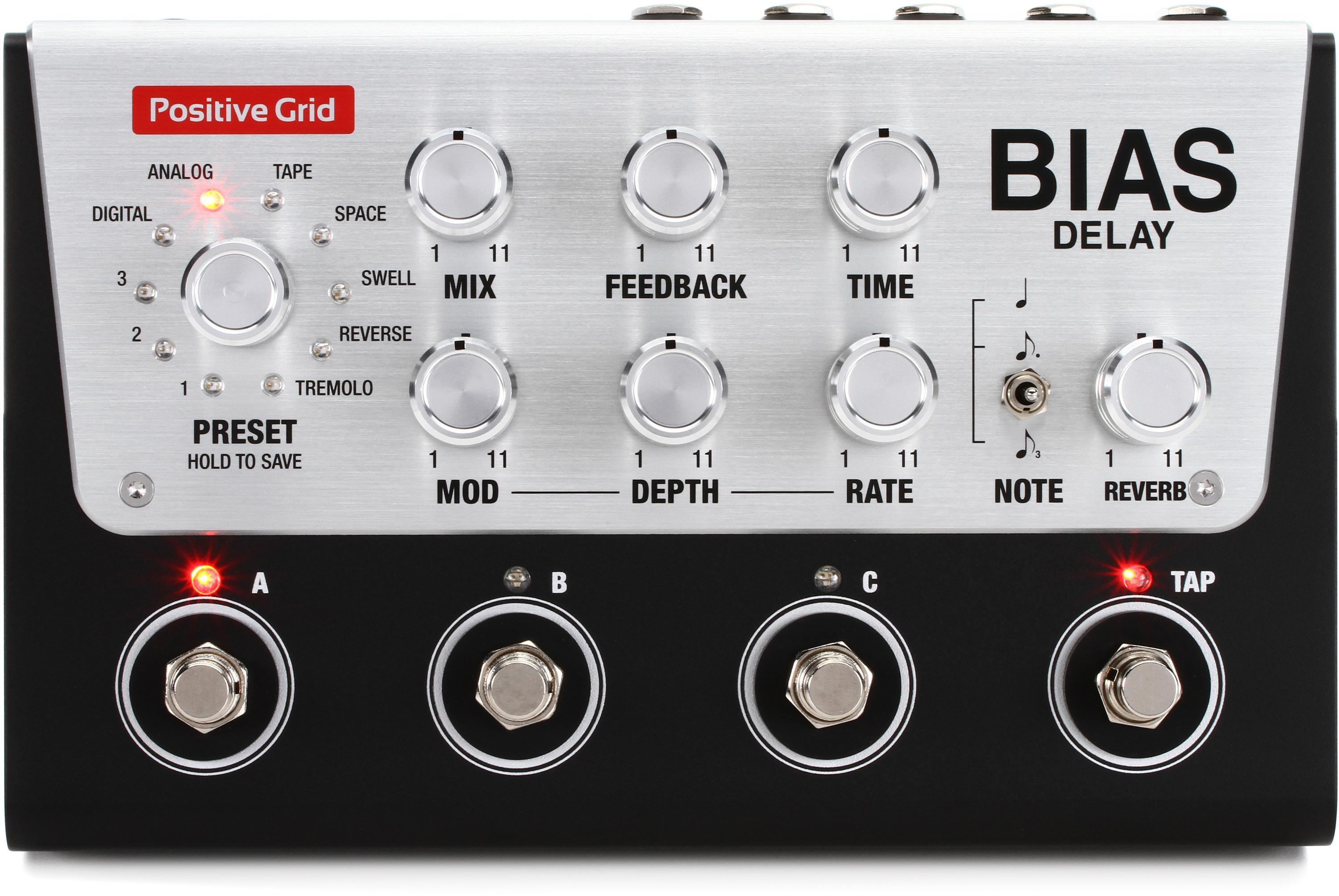 Positive Grid BIAS Delay Pro Pedal | Sweetwater