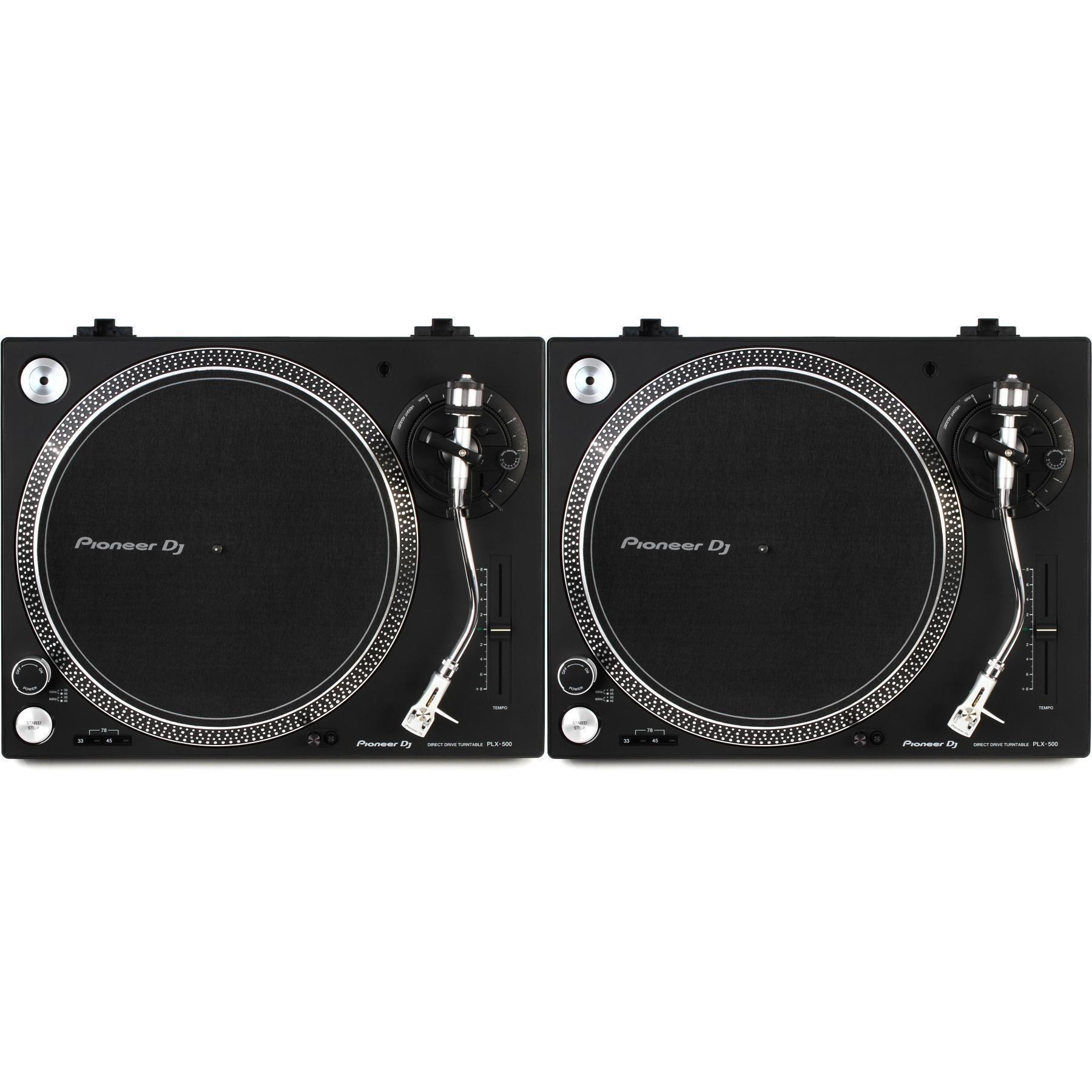 Pioneer DJ PLX-500 Direct Drive Turntable - Pair | Sweetwater