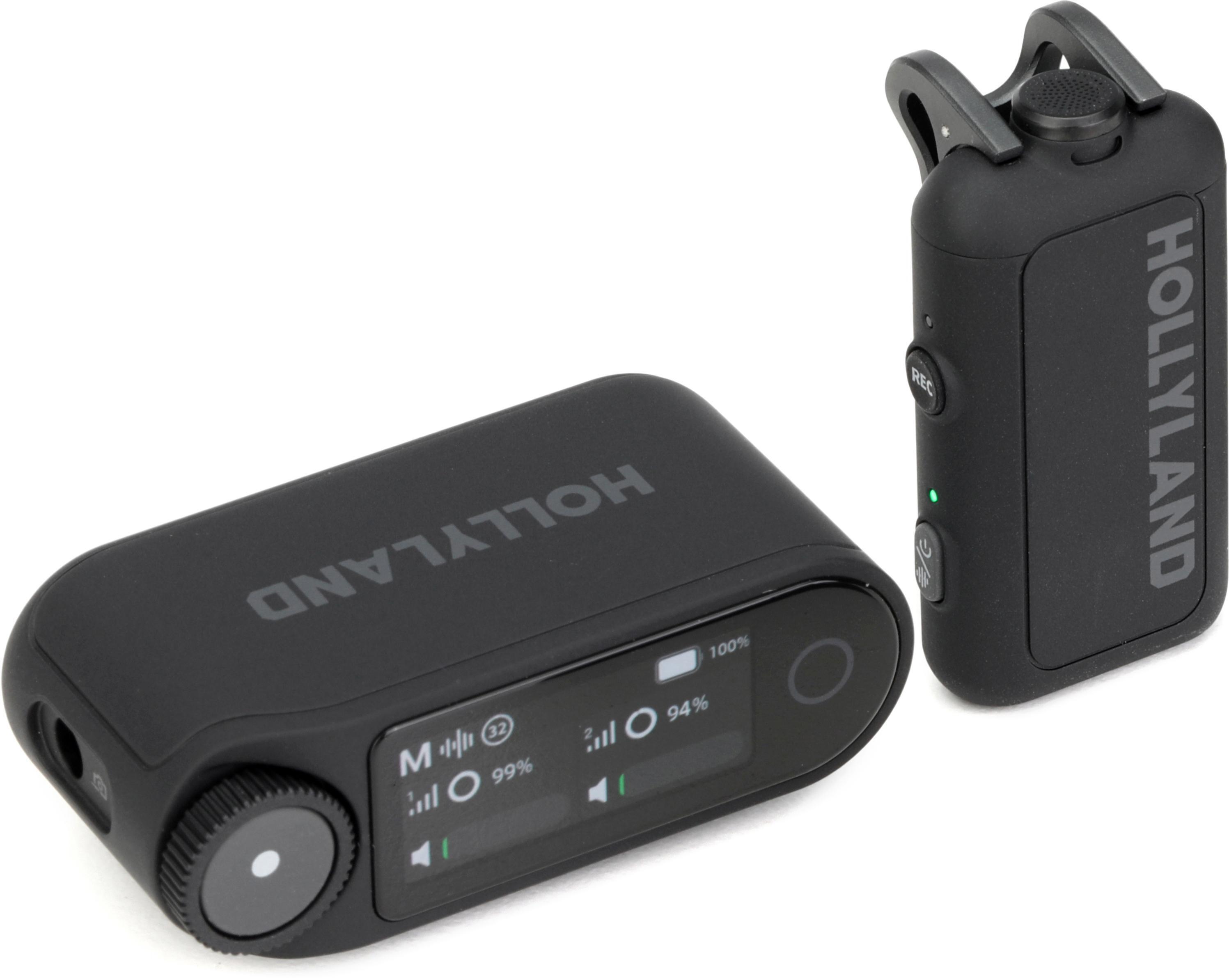 Hollyland Lark Max 2 Solo Digital Wireless Microphone System - 2.4