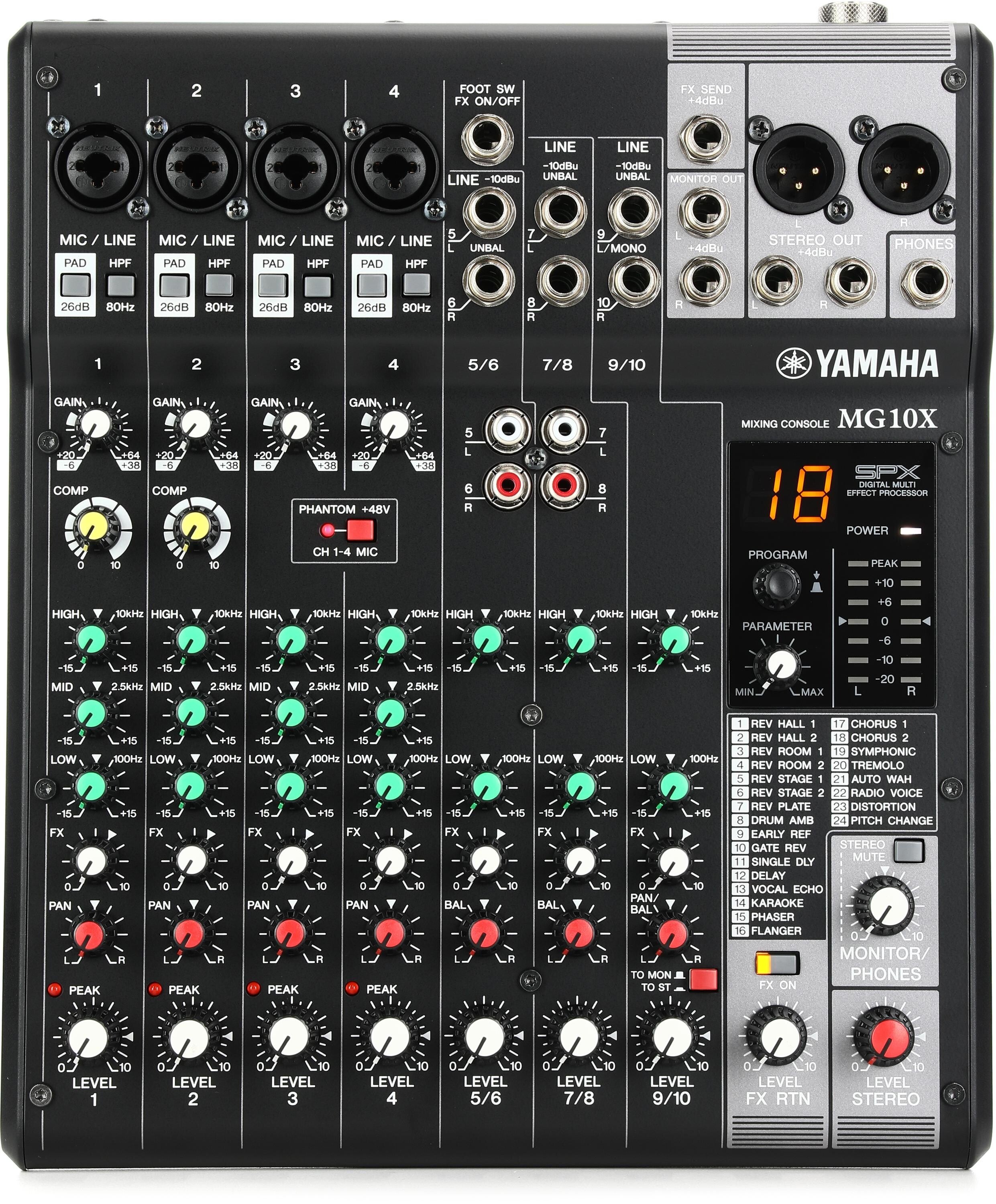 Yamaha AG06 Mk2 6-channel Mixer and USB Audio Interface - Black