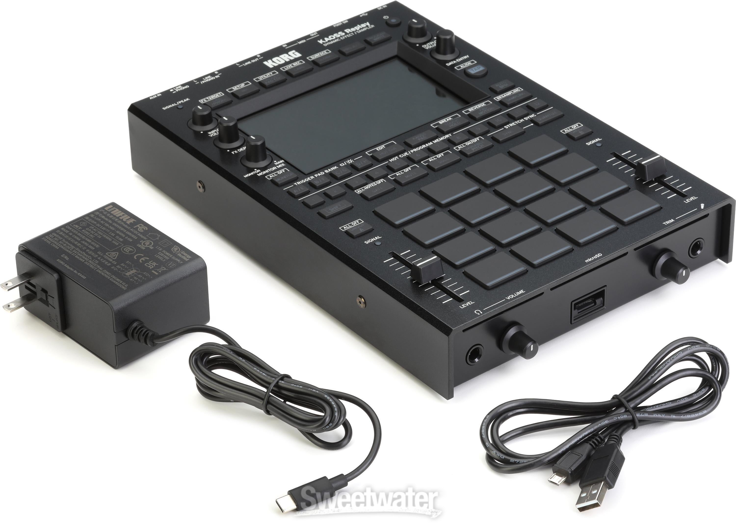 Korg KAOSS Replay Dynamic Effects Processor and Sampler | Sweetwater