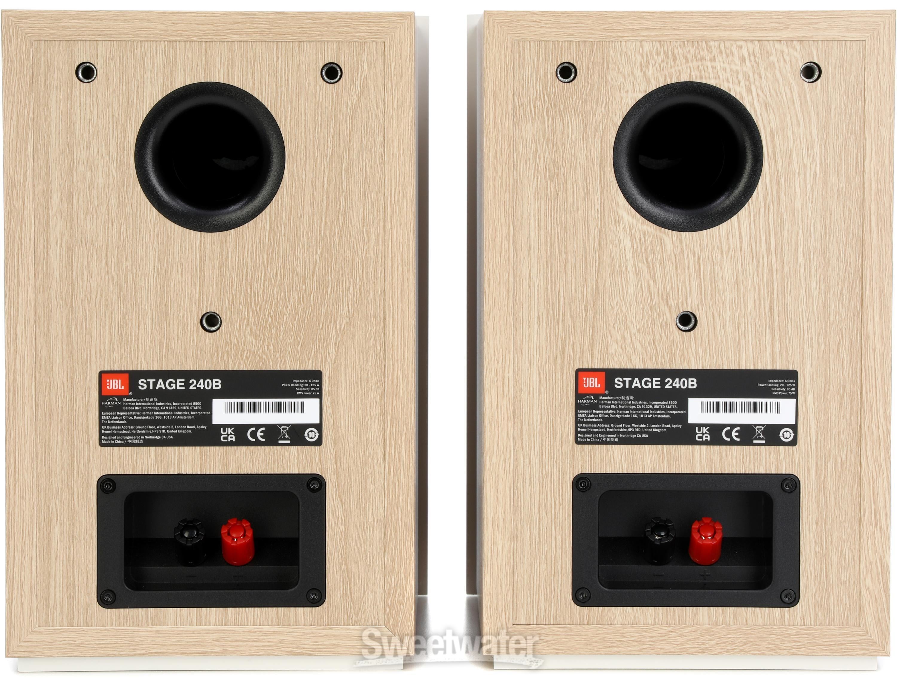 JBL Stage 240B 4.5-inch Bookshelf Loudspeaker - Latte (Pair