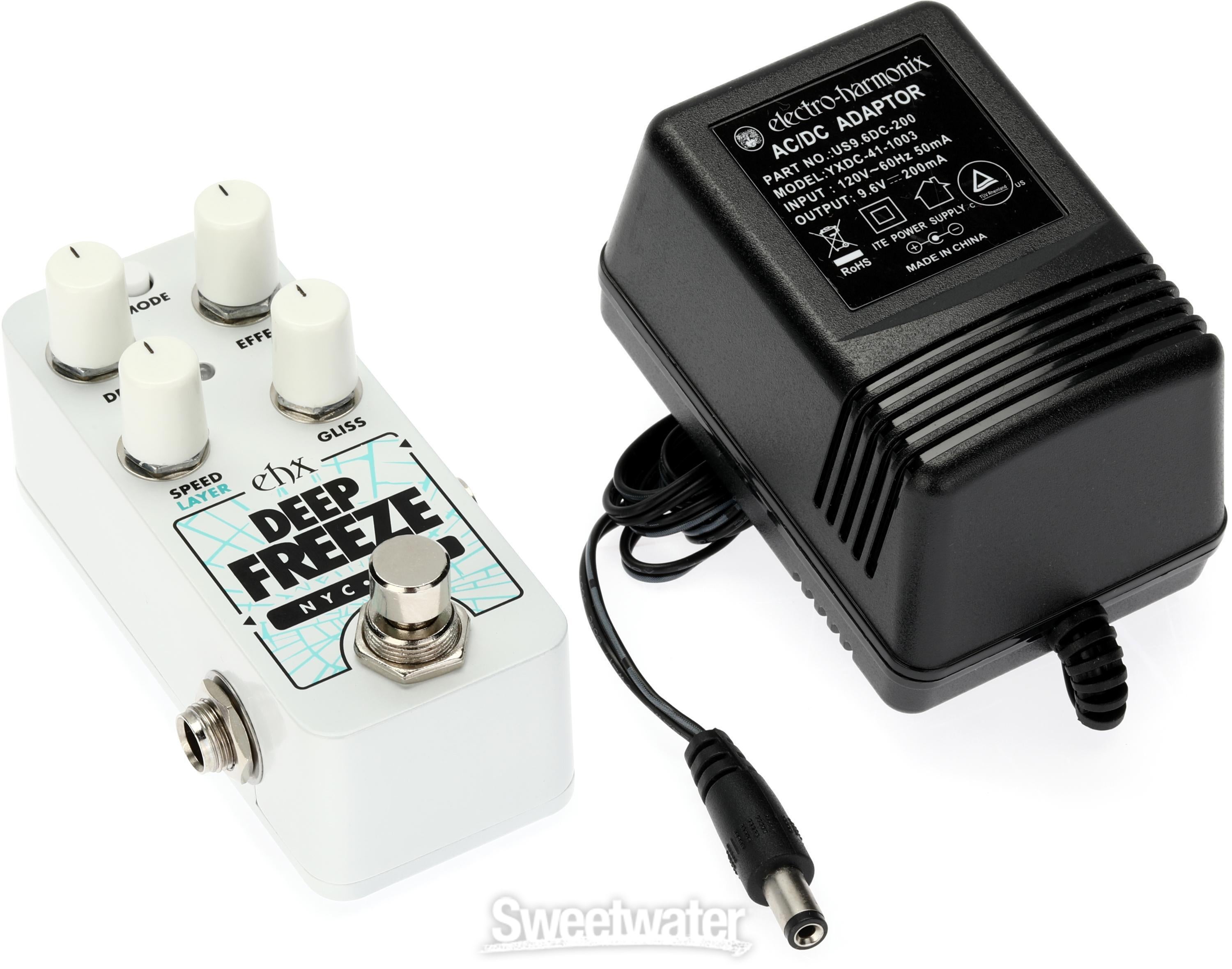 Electro-Harmonix Deep Freeze Sound Retainer Effects Pedal | Sweetwater