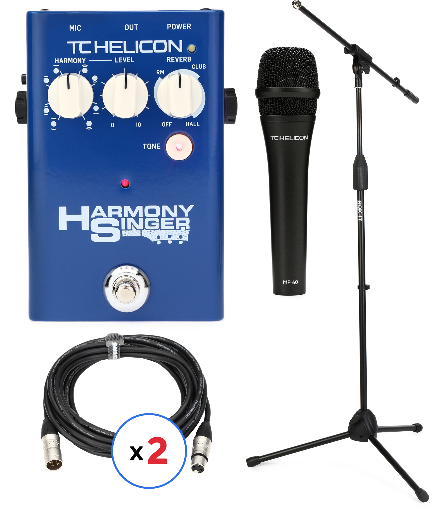 TC-Helicon Harmony Singer 2 Vocal Harmony and Reverb Pedal and