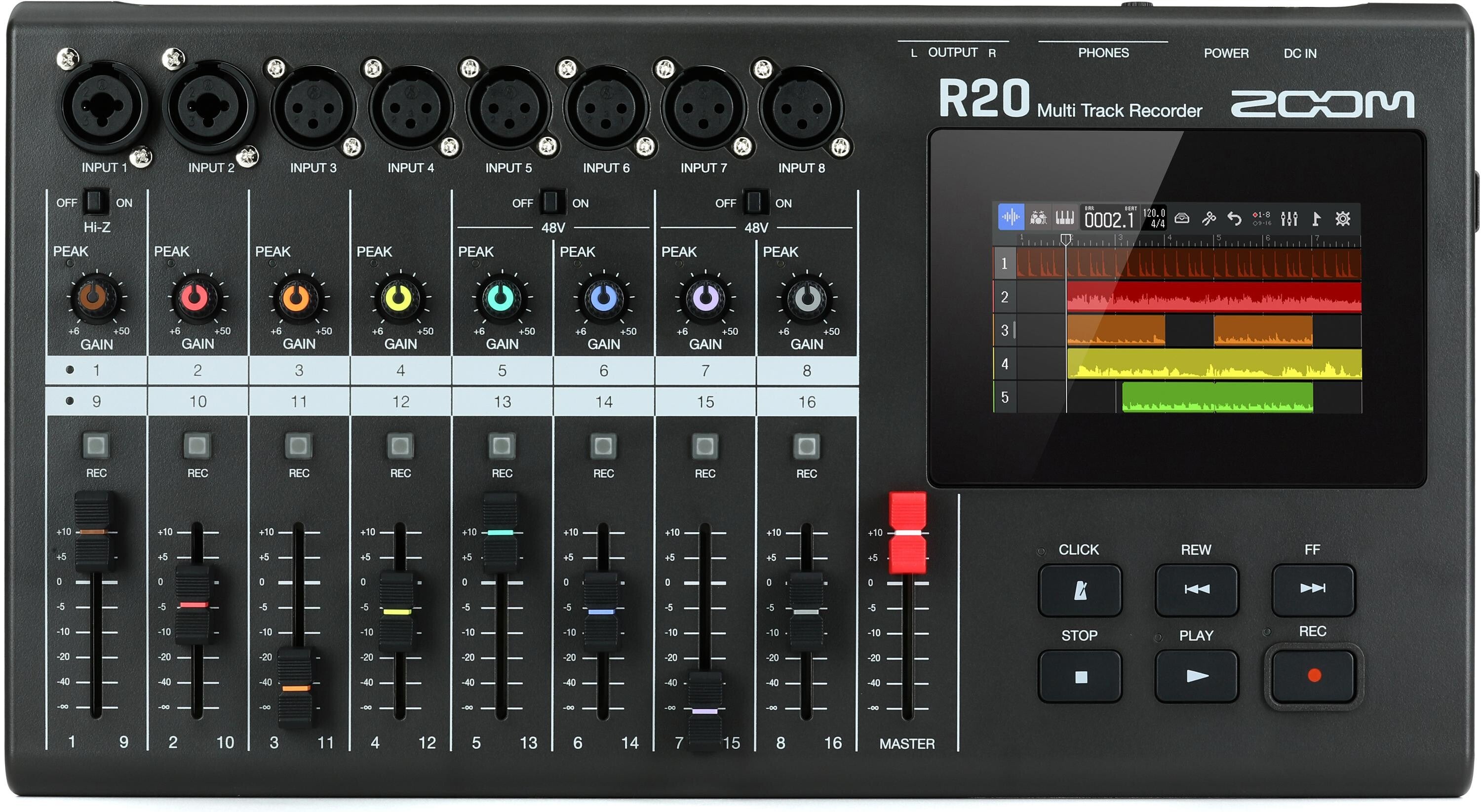 Zoom R24 24-track Recorder / Interface / Controller with Loop