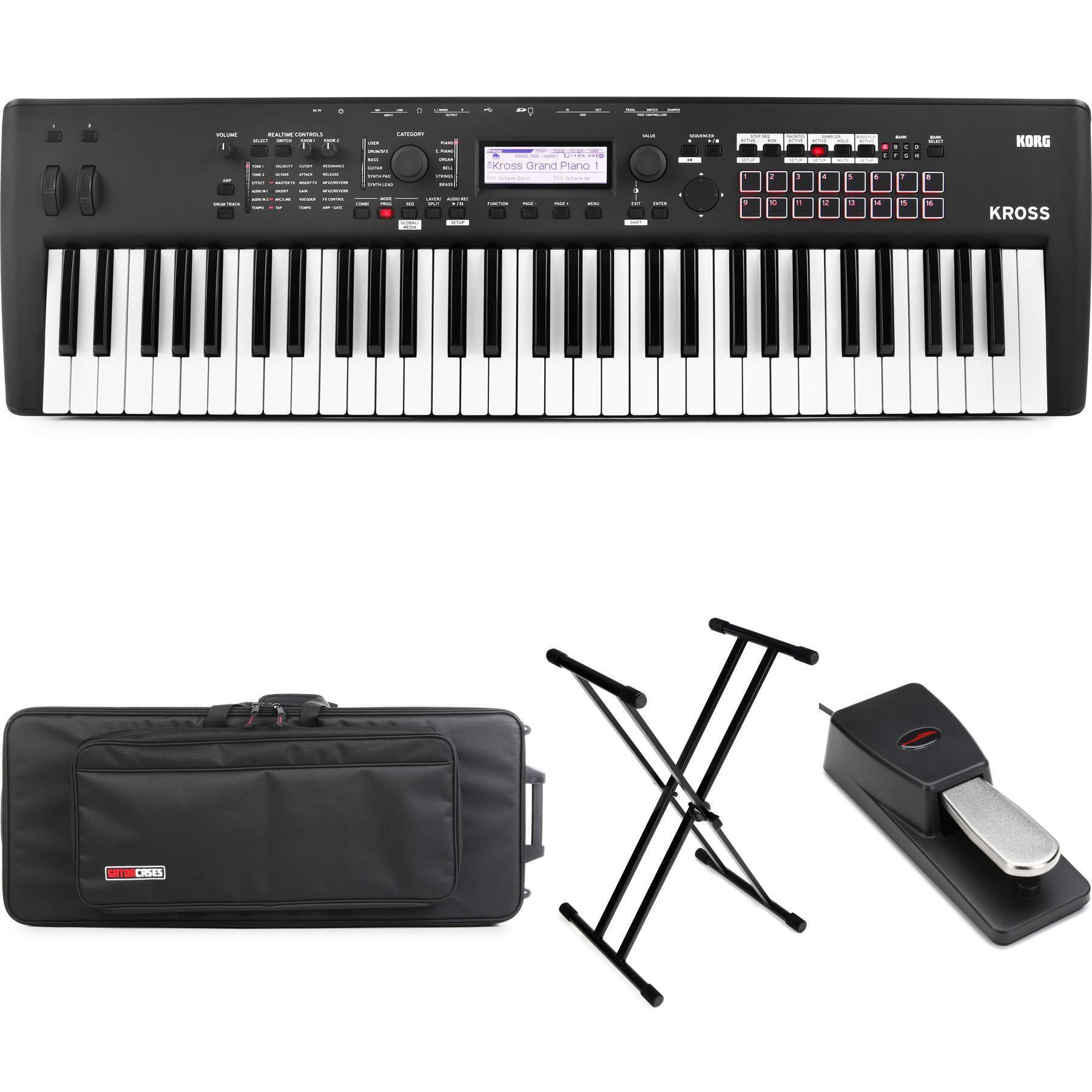 Korg Kross 2 61-key Stage Bundle | Sweetwater