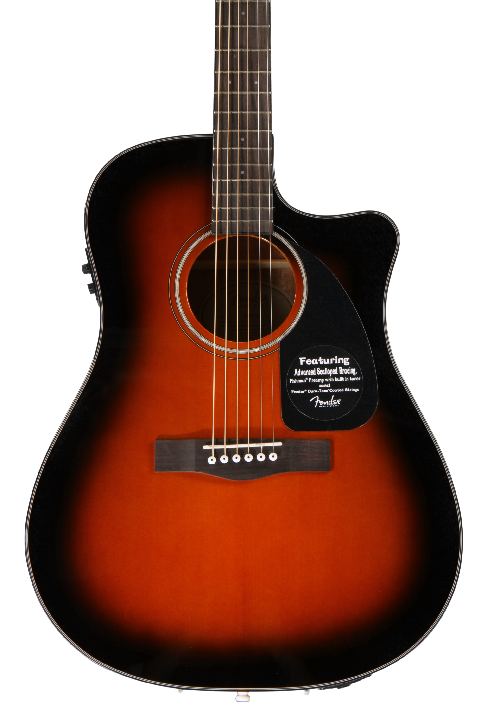 Fender CD-60CE SBST サンバースト エレアコ 純正ハードケース Fender