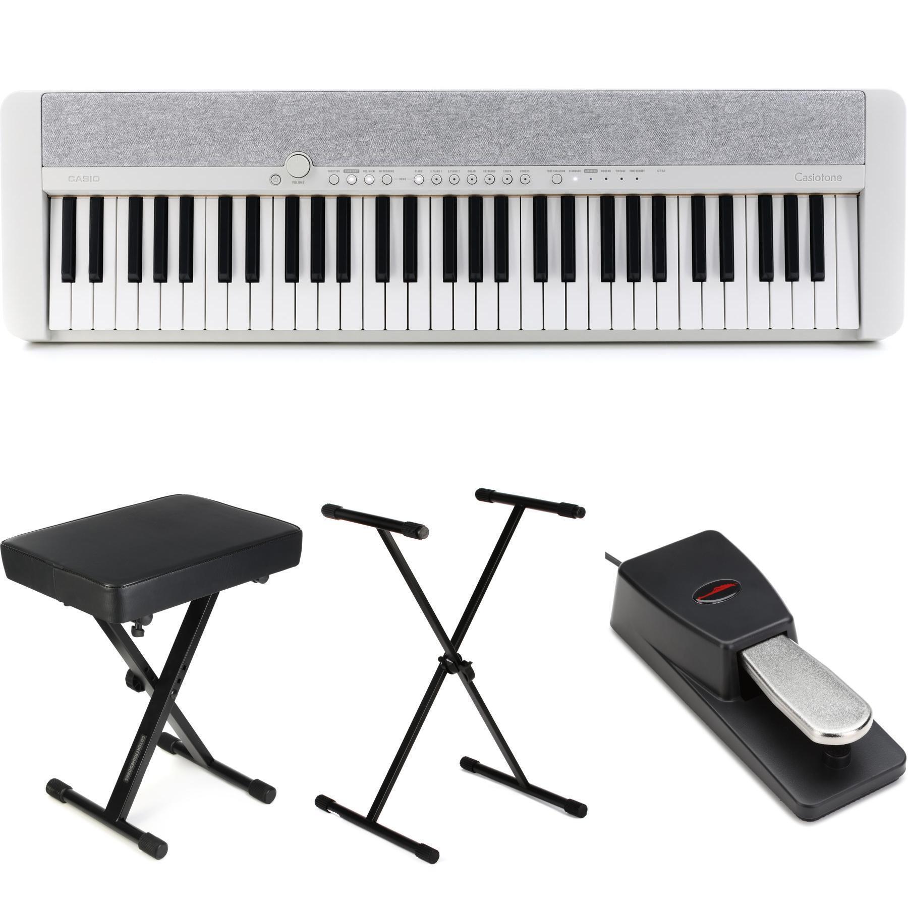 Casio CT-S1 61-key Portable Keyboard - White | Sweetwater