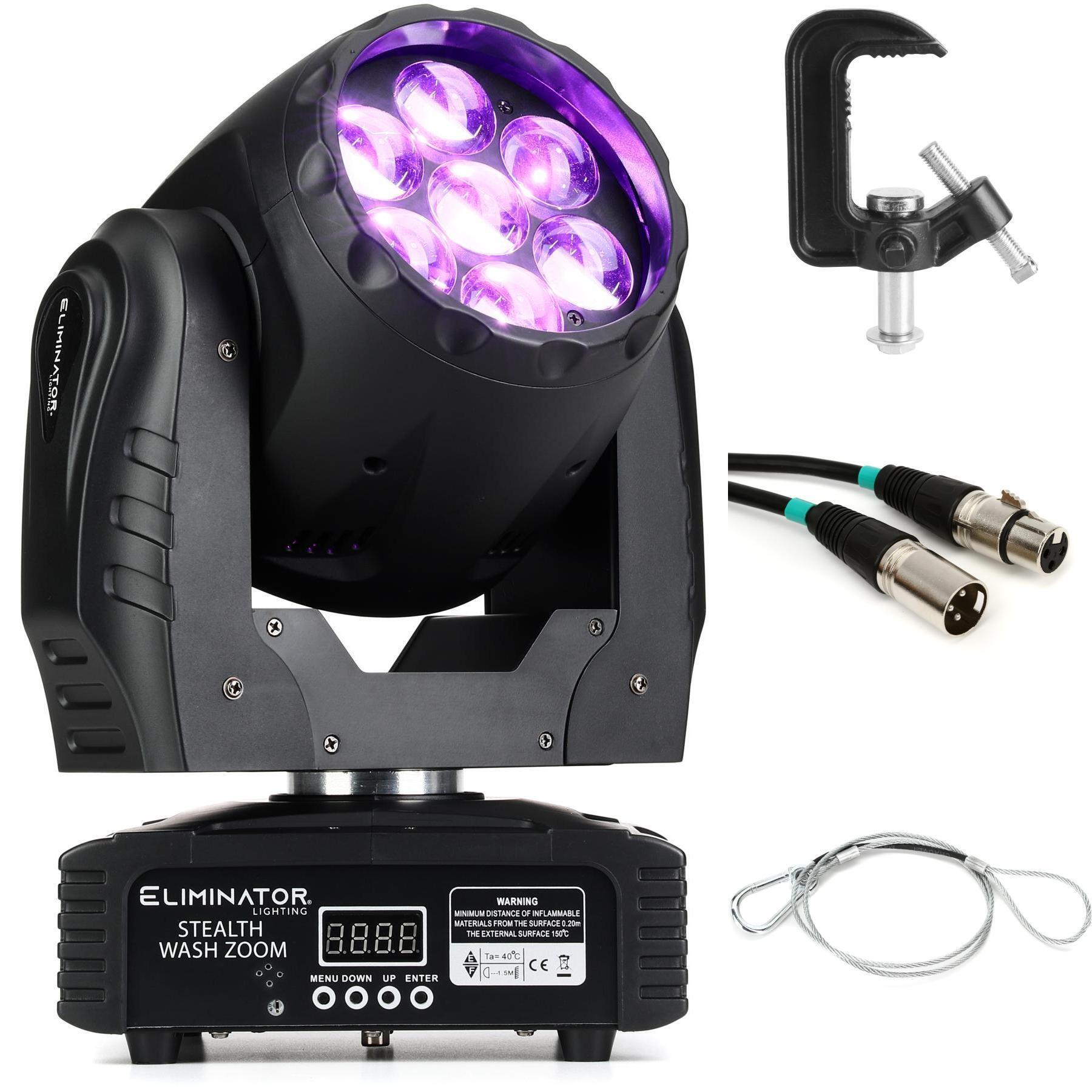 Eliminator Stealth Wash Zoom RGBW LED Moving Head | Sweetwater