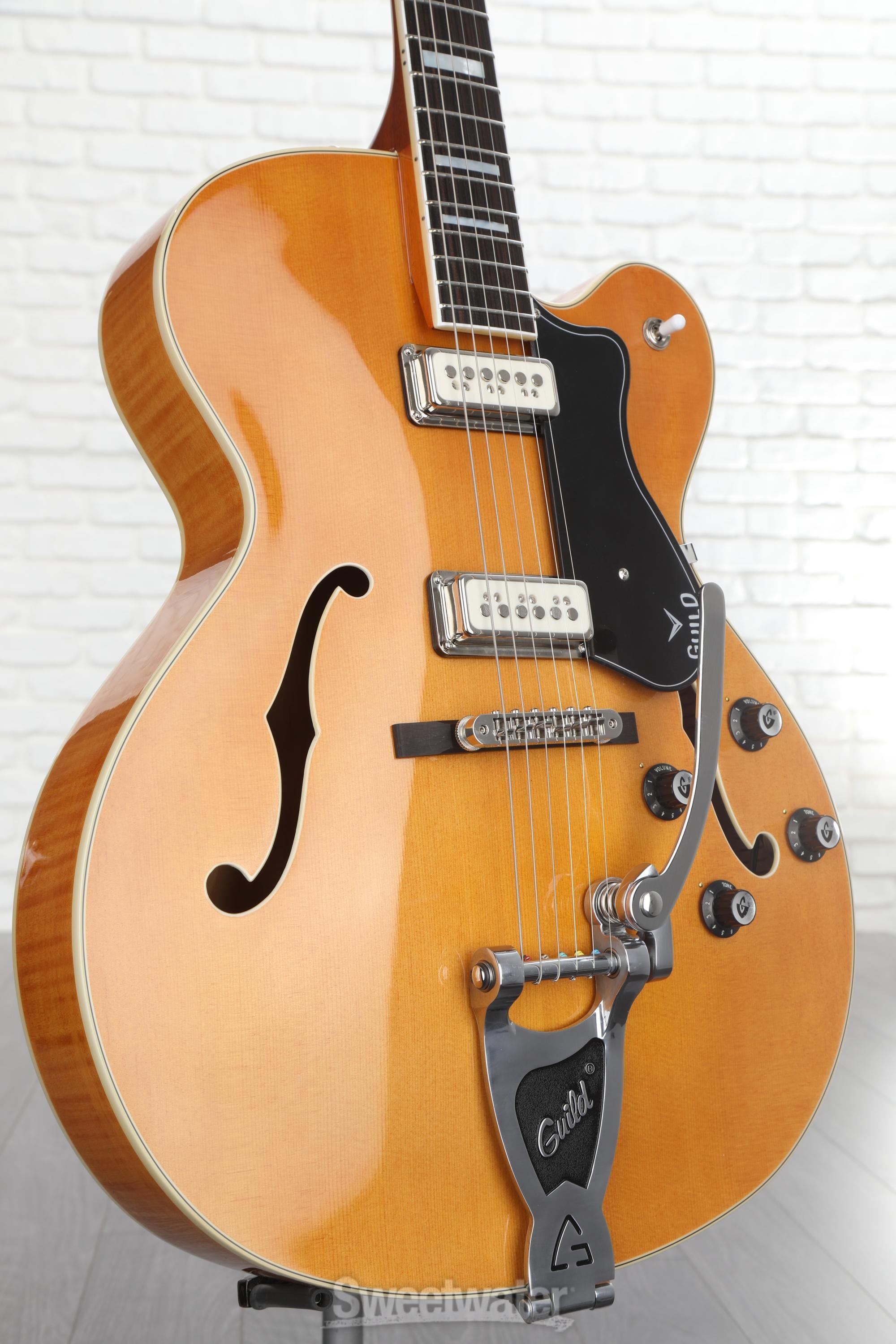 Guild X-175 Manhattan Special Hollowbody Electric Guitar - Blonde