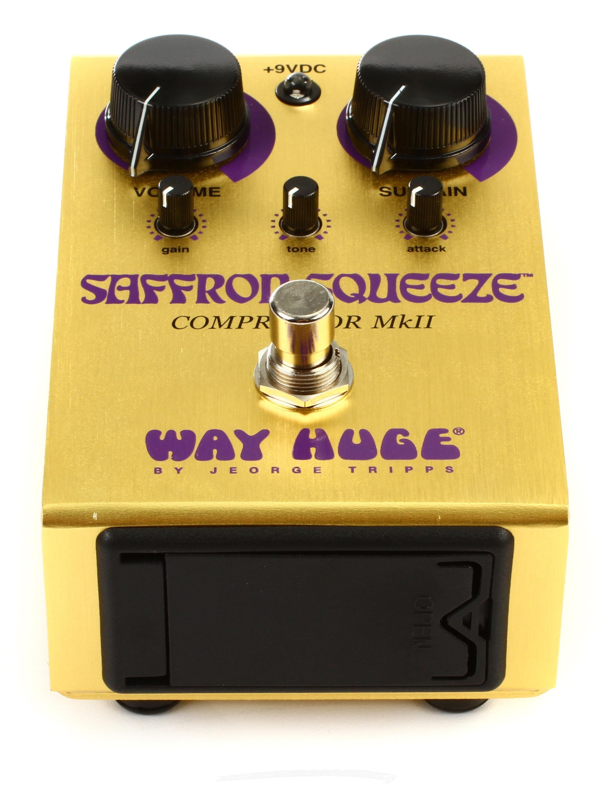 Way Huge Saffron Squeeze Compressor Pedal | Sweetwater