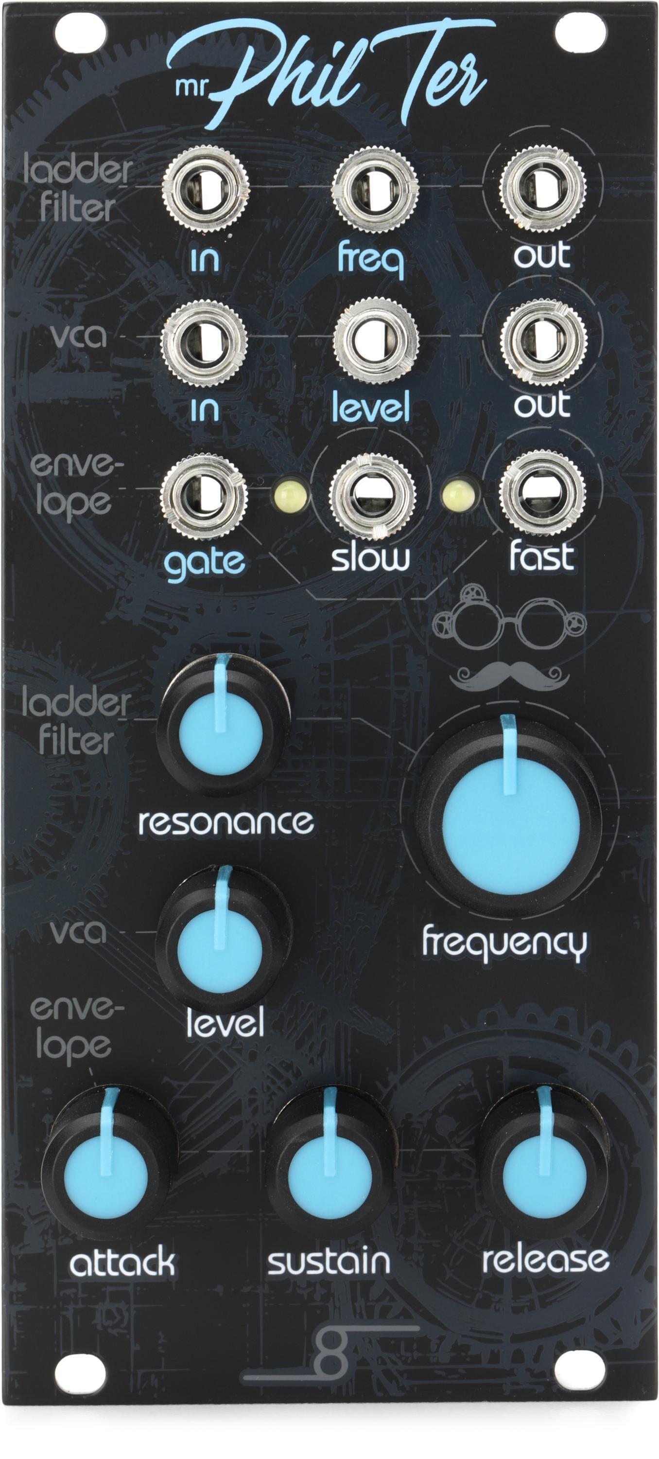 2HP Pluck Eurorack Karplus-Strong Module - Silver | Sweetwater