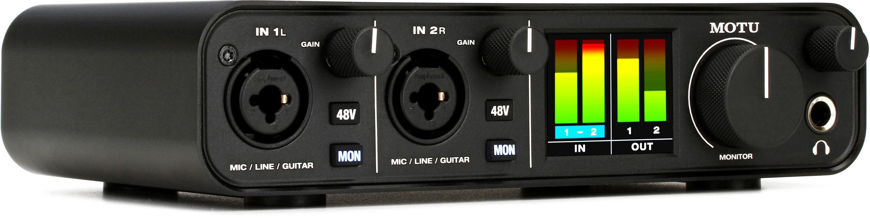 MOTU M2 USB-C Audio Interface | Sweetwater